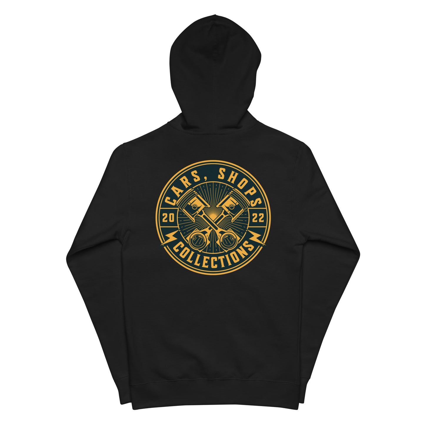 Piston and Spark Premium Zip-Up Hoodie