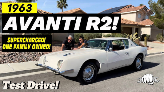RARE GEM UNVEILED! Supercharged 1963 Studebaker Avanti R2!